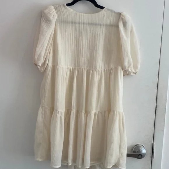 Reformation Estate Dress in Ivory - XL - Picture 4 of 5
